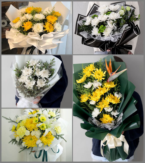 辽宁阜新清河门区新北街道白事花束代送